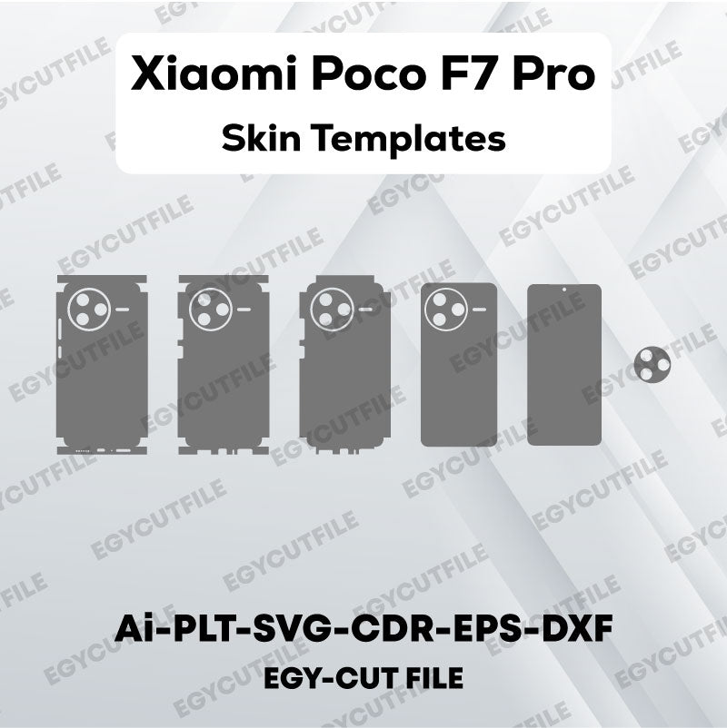 Xiaomi Poco F7 Pro Vector Skin Cut Files