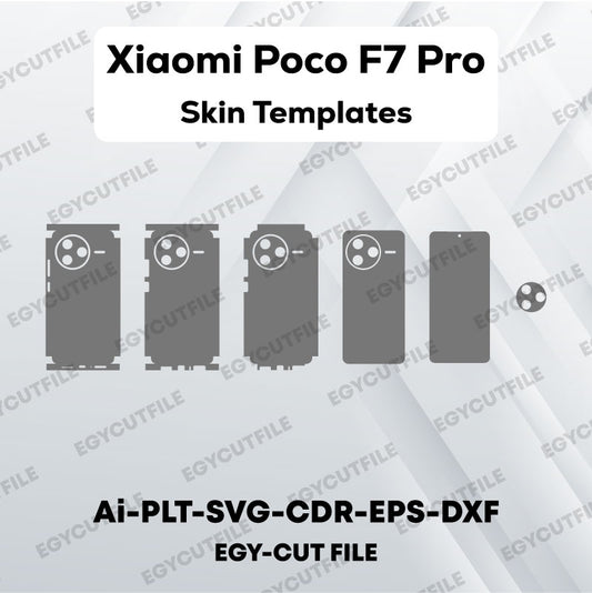 Xiaomi Poco F7 Pro Vector Skin Cut Files