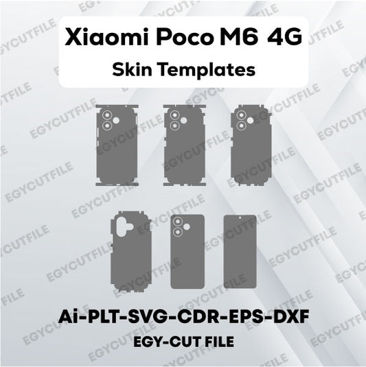 Xiaomi Poco M6 4G Vector Skin Cut Files