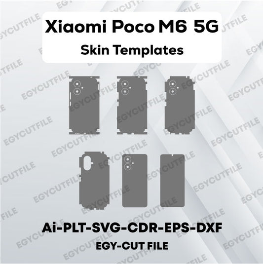Xiaomi Poco M6 5G Vector Skin Cut Files