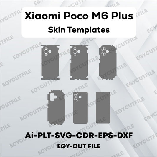 Xiaomi Poco M6 Plus Vector Skin Cut Files