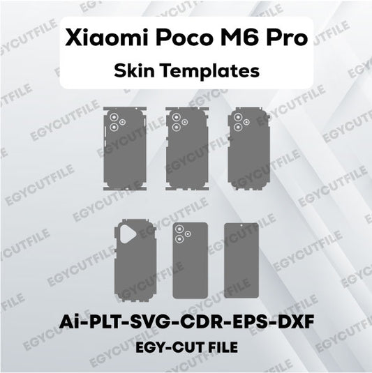 Xiaomi Poco M6 Pro Vector Skin Cut Files
