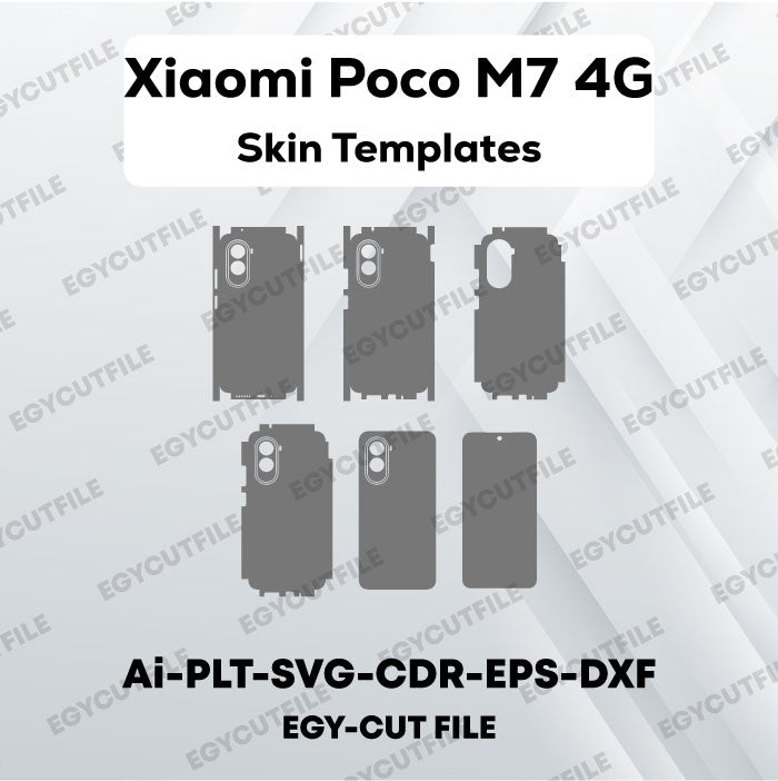 Xiaomi Poco M7 4G Vector Skin Cut Files