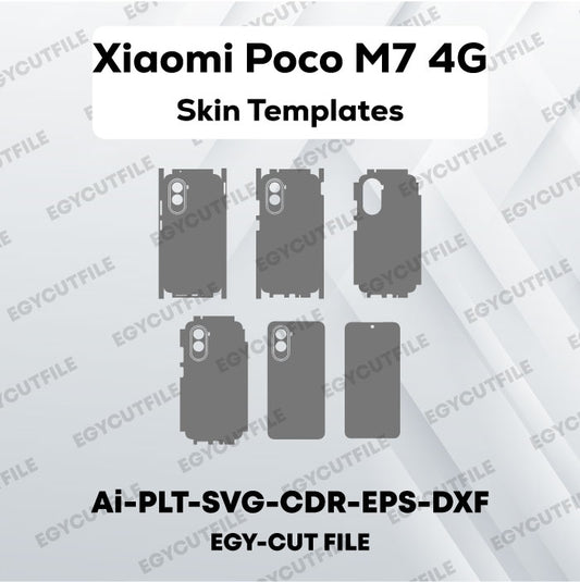 Xiaomi Poco M7 4G Vector Skin Cut Files