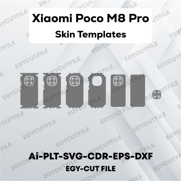 Xiaomi Poco M8 Pro Vector Skin Cut Files