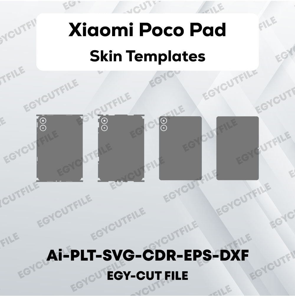 Xiaomi Poco Pad Vector Skin Cut Files