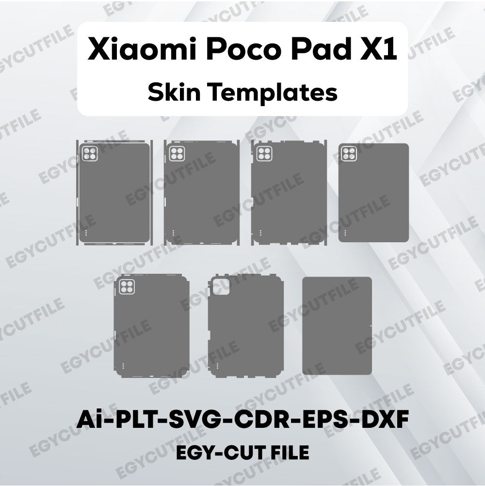 Xiaomi Poco Pad X1 Vector Skin Cut Files