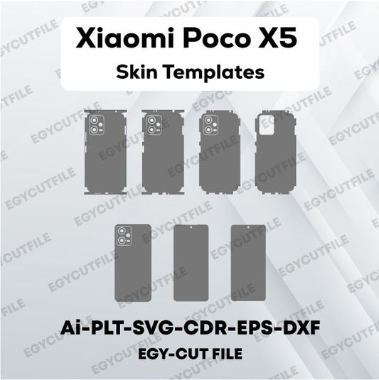 Xiaomi Poco X5 Vector Skin Cut Files