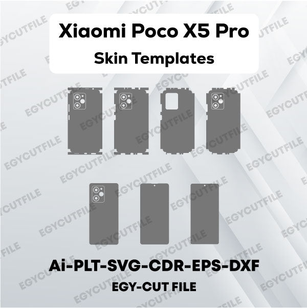 Xiaomi Poco X5 Pro Vector Skin Cut Files