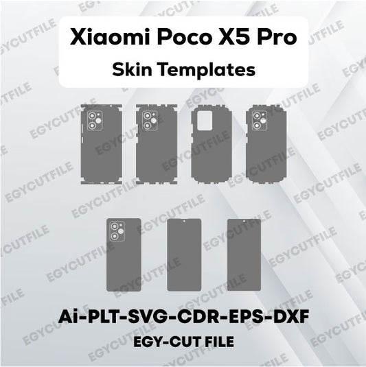 Xiaomi Poco X5 Pro Vector Skin Cut Files