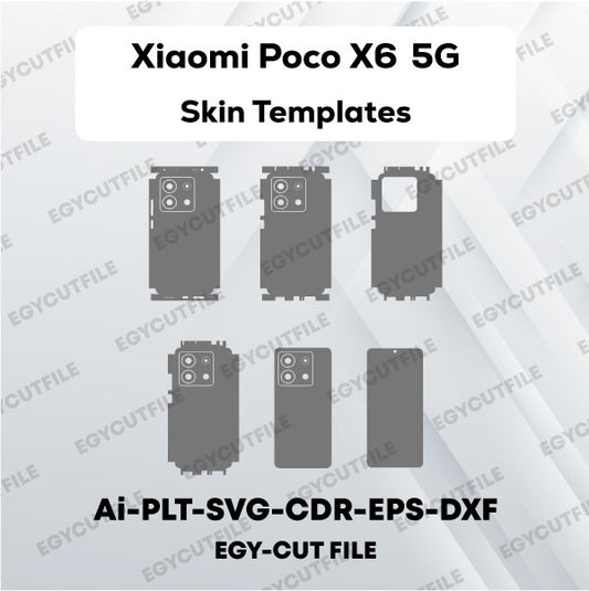 Xiaomi Poco X6 Vector Skin Cut Files