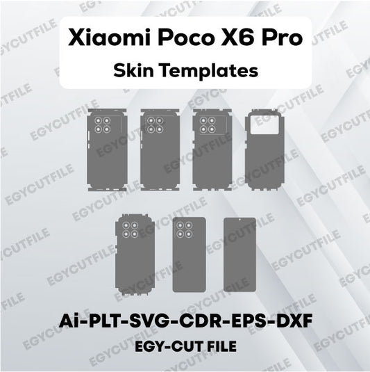 Xiaomi Poco X6 Pro Vector Skin Cut Files