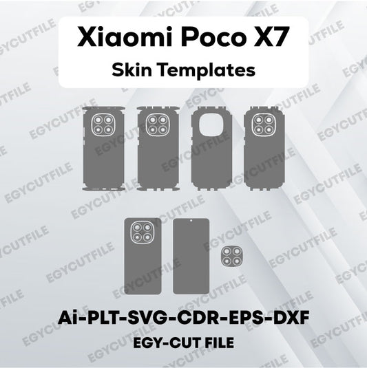 Xiaomi Poco X7 Vector Skin Cut Files