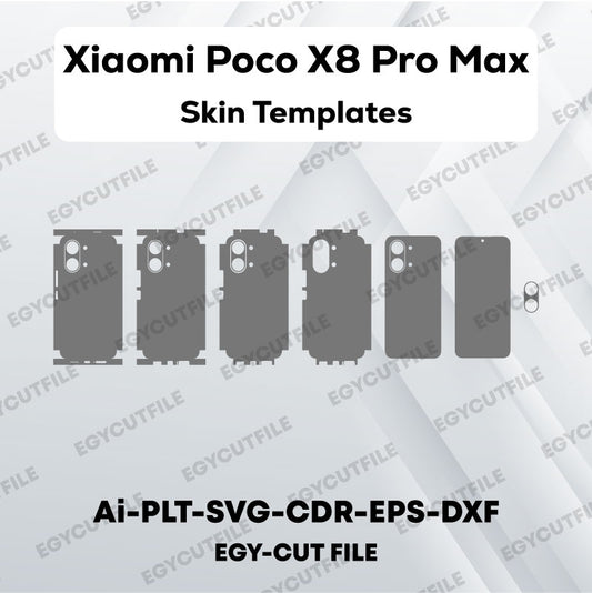 Xiaomi Poco X8 Pro Max Vector Skin Cut Files