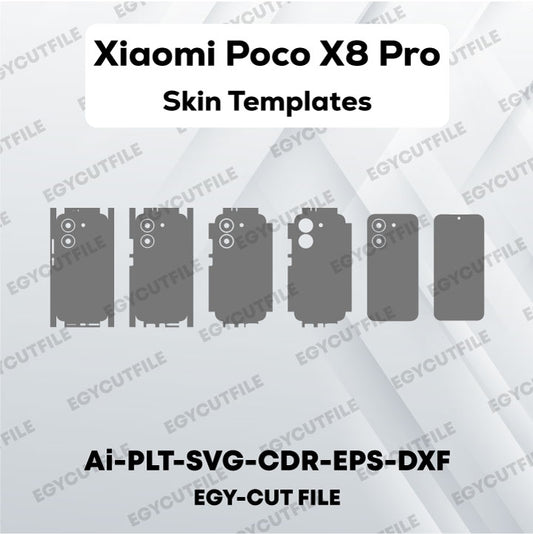 Xiaomi Poco X8 Pro Vector Skin Cut Files