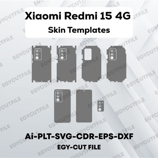 Xiaomi Redmi 15 4G Vector Skin Cut Files