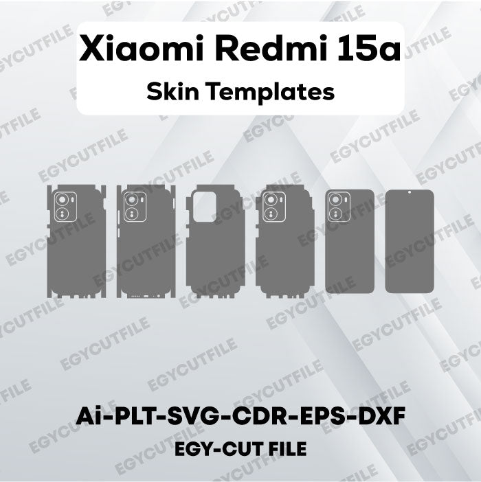 Xiaomi Redmi 15a Vector Skin Cut Files
