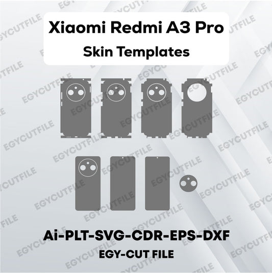 Xiaomi Redmi A3 Pro Vector Skin Cut Files