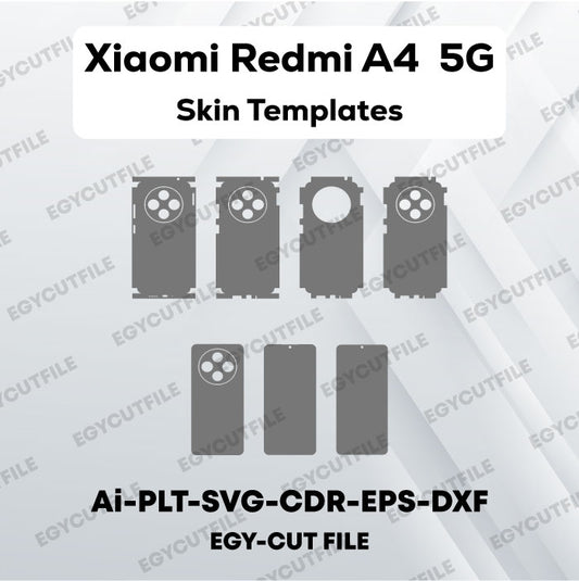 Xiaomi Redmi A4 5G Vector Skin Cut Files