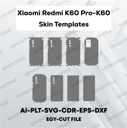 Xiaomi Redmi K60 Pro-Redmi K60 Vector Skin Cut Files