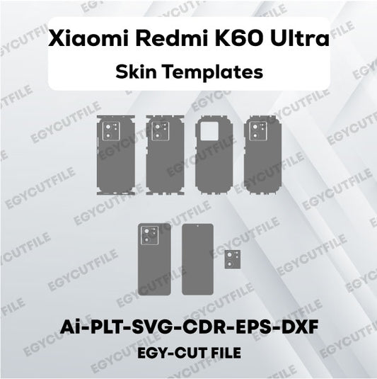 Xiaomi Redmi K60 Ultra Vector Skin Cut Files