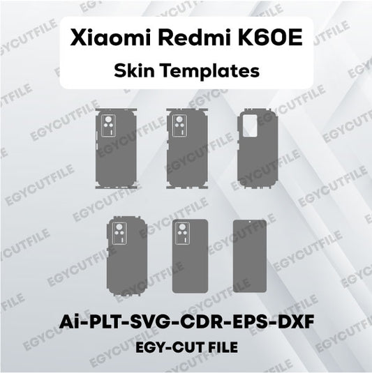 Xiaomi Redmi K60E Vector Skin Cut Files