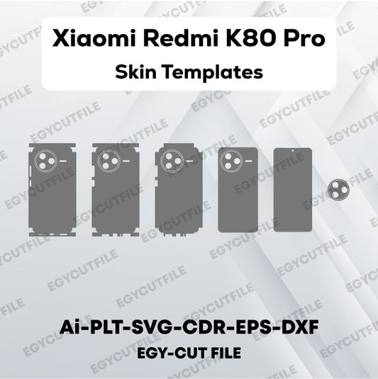 Xiaomi Redmi K80 Pro Vector Skin Cut Files