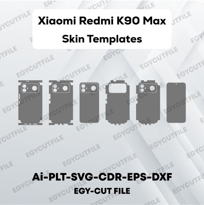 Xiaomi Redmi K90 Max Vector Skin Cut Files