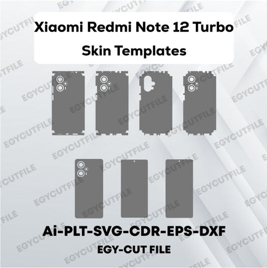 Xiaomi Redmi Note 12 Turbo Vector Skin Cut Files