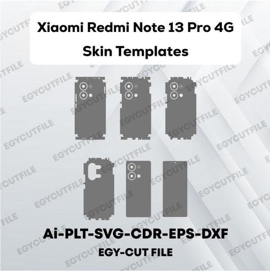 Xiaomi Redmi Note 13 Pro 4G Vector Skin Cut Files