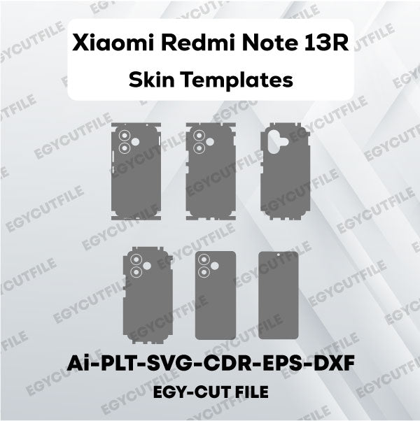 Xiaomi Redmi Note 13R Vector Skin Cut Files