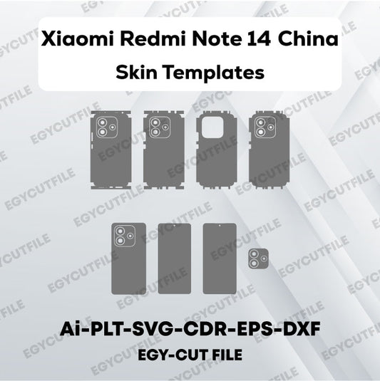 Xiaomi Redmi Note 14 5G China Vector Skin Cut Files