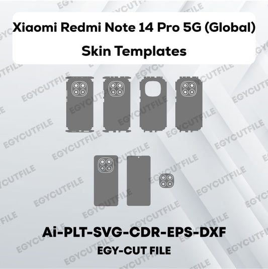 Xiaomi Redmi Note 14 Pro 5G (Global) Vector Skin Cut Files