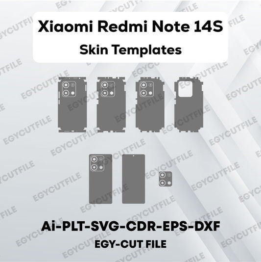 Xiaomi Redmi Note 14S Vector Skin Cut Files