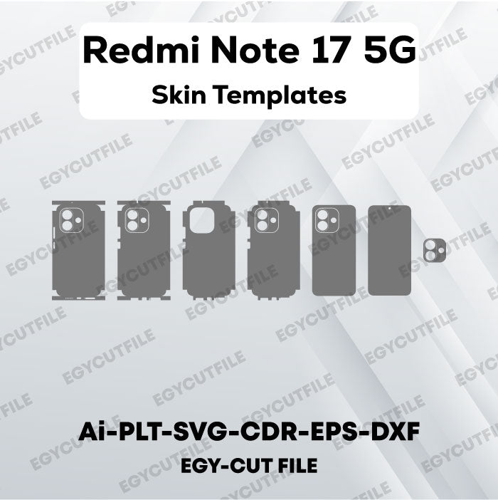 Redmi Note 17 5G Vector Skin Cut Files