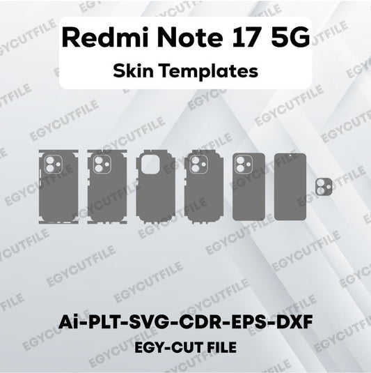 Redmi Note 17 5G Vector Skin Cut Files