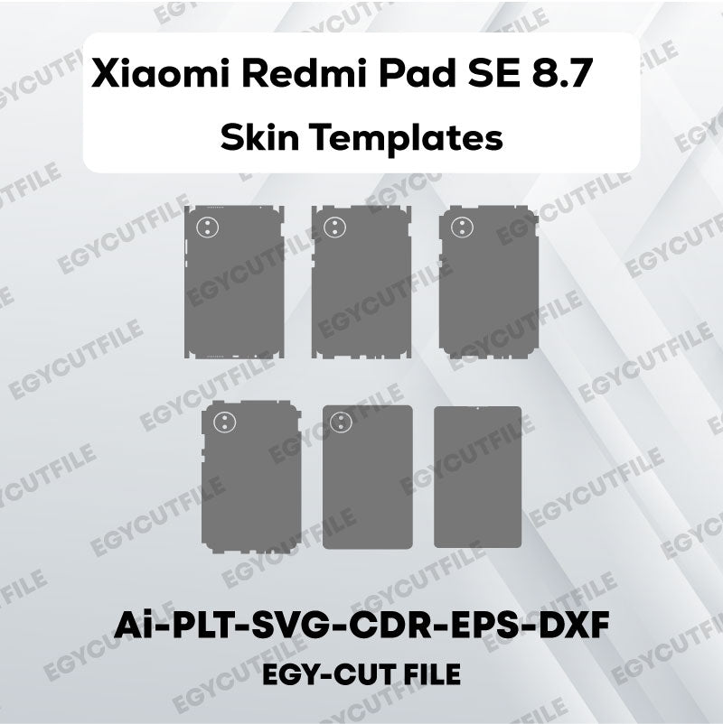 Xiaomi Redmi Pad SE 8.7 2024 Vector SkIn Cut Files