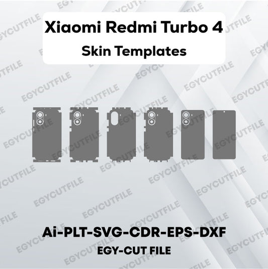 Xiaomi Redmi Turbo 4 Vector Skin Cut Files