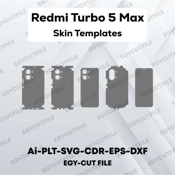 Xiaomi Redmi Turbo 5 Max Vector Skin Cut Files