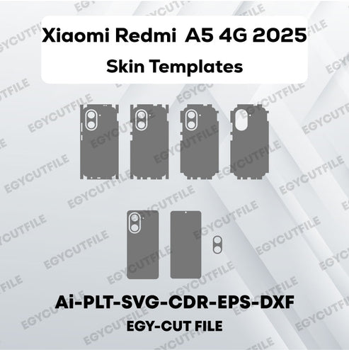 Xiaomi Redmi A5 4G 2025 Vector Skin Cut Files – EGY CUTFILE