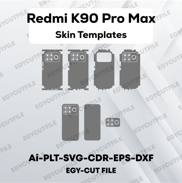 Redmi K90 Pro Max Vector Skin Cut Files