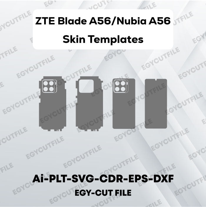 ZTE Blade A56-Nubia A56 Vector Skin Cut Files