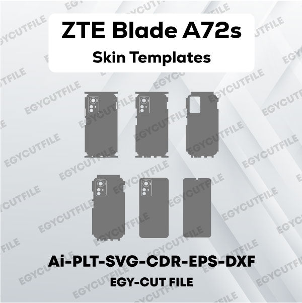 ZTE Blade A72s Vector Skin Cut Files