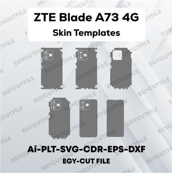 ZTE Blade A73 4G Vector Skin Cut Files