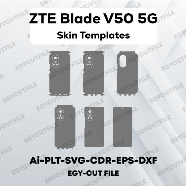 ZTE Blade V50 5G Vector Skin Cut Files