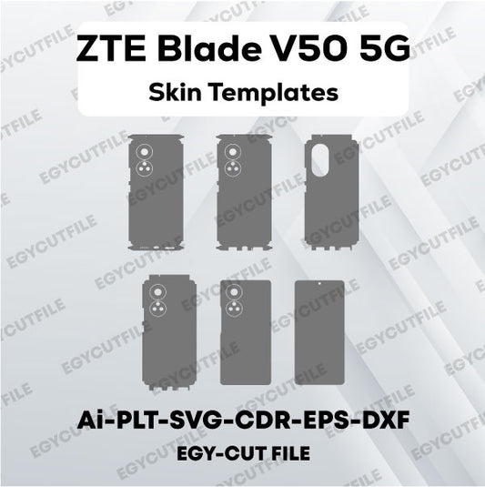 ZTE Blade V50 5G Vector Skin Cut Files