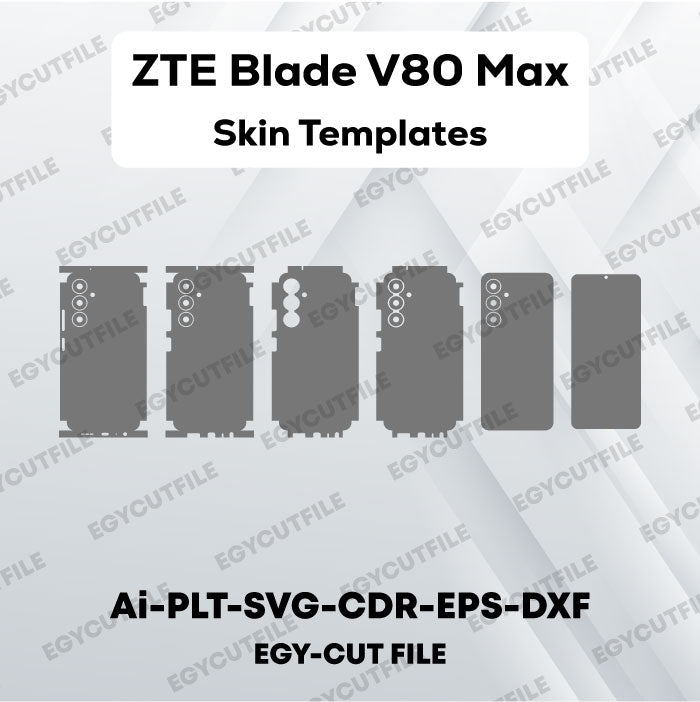 ZTE Blade V80 Max Vector Skin Cut Files