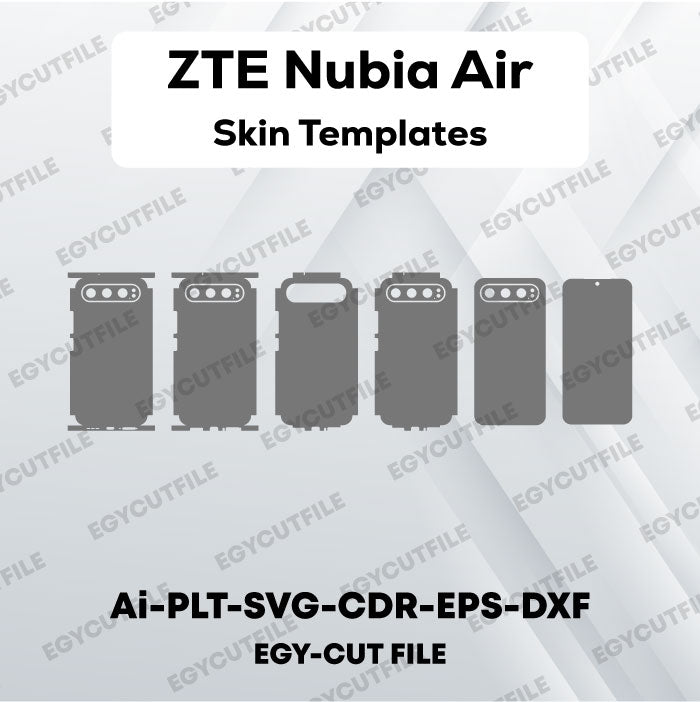 ZTE Nubia Air Vector Skin Cut Files