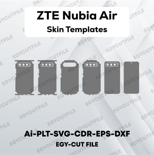 ZTE Nubia Air Vector Skin Cut Files