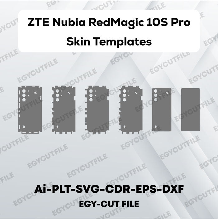 ZTE Nubia RedMagic 10s Pro Vector Skin Cut Files